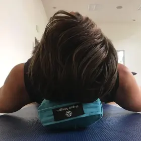 803410011310 HUGGER MUGGER Pranayama Yoga Bolster Firm Plum #3