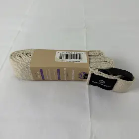 803410650731 HUGGER MUGGER Cinch Yoga Strap Natural Exercise