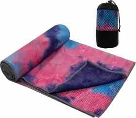794179717752 HYSTRADA Yoga Towel Tie Die Textures Slip Bag