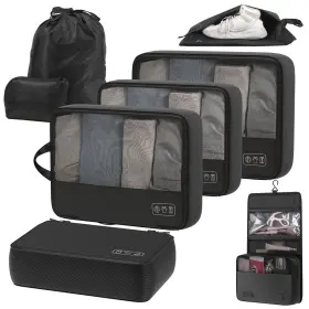 A00X IDCYMOUL Ultralight Compression Cubes Travel Set Compres