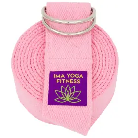 B0F3YQRGDR IMA YOGA FITNESS Adaptive Strap Pink Stretching