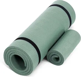 711181945003 HIGH Density Exercise Yoga Mat Strap Knee Pad
