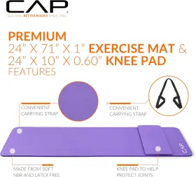 744759645920 HIGH Density Exercise Yoga Mat Strap #3