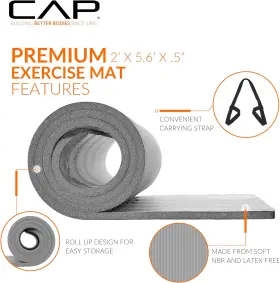 MTIS-6523-12GY HIGH Density Exercise Yoga Mat Strap #3