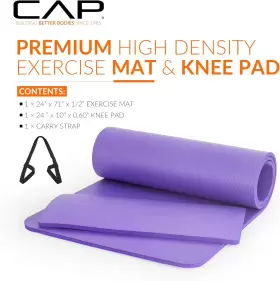 MTIS-6523-12PL-K HIGH Density Exercise Yoga Mat Strap Knee #2