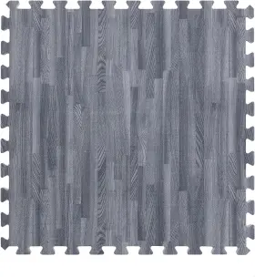 FBADARKTOAK12-P INCSTORES Wood Print Foam Tiles Sqft