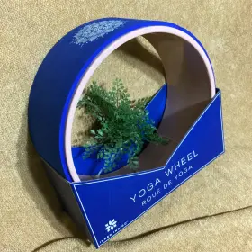 190518084989 INNER INDIGO Yoga Wheel Fitness Pain Roller Gym