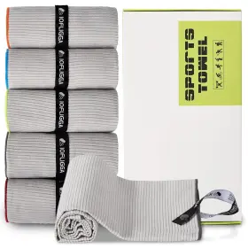 691303097592 IOFLIGGA Pack Microfiber Gym Towels Absorbent