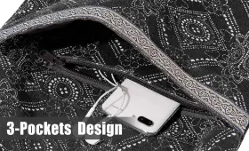 632202544398 IUGA Yoga Mat Bag Pocket Inner Classical #2