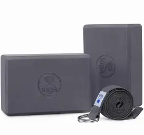 758762940255 IUGA Yoga Block Pack Strap High Density Improv