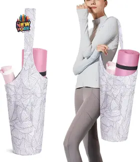 FDK-061 IWIEIAIRI Yoga Mat Bag Pocket Zipper Strap Accessorie