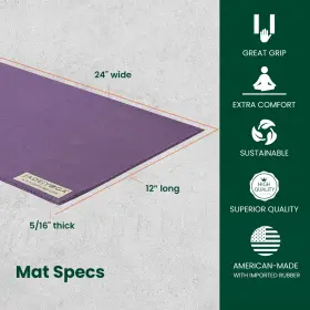850014734008 JADEYOGA Fusion Mini Mat Slip Yoga Doubles #3