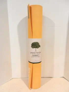 859739005134 JADEYOGA Jade Harmony Yoga Mat Saffron