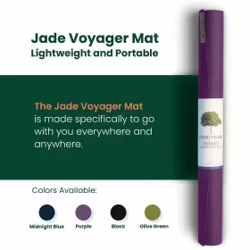 859739005165 JADEYOGA Voyager Yoga Mat Rubber Slip Exercise #2