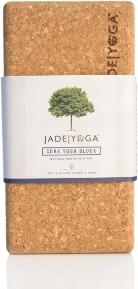 Cybs JADEYOGA Cork Block Slip Yoga Prop Pilates