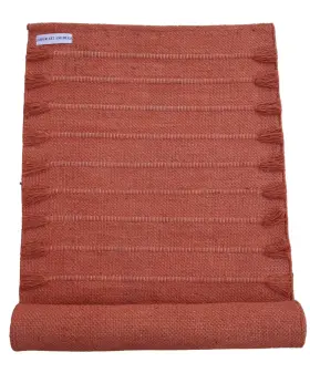 CYOGA-MAT2-ORANGE JAIPUR ART AND RUGS Eco Yoga Rug Mat
