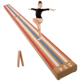 GBB8FT JERNOY Folding Laser Beam Gymnastics Slip Floor