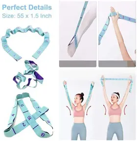 825521082201 JOCALUYIA Stretch Elastic Stretching Strap Loops #3