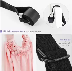 825521086384 JOCALUYIA Yoga Fitness Stretch Strap Cushion #3