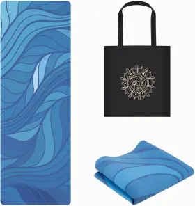 JE88013BU JOOEER Travel Yoga Mat Slip Fitness Bag