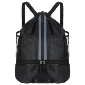 5257KFRR5487 JOSOJOOU Drawstring Gym Bag Shoe Mesh Pockets Sp