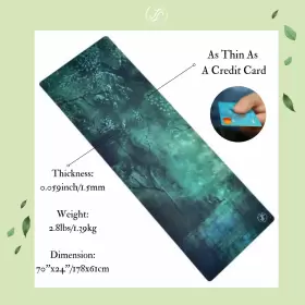 369998132706 JUNE JJ JUNIPER Travel Yoga Mat Light Slip #2
