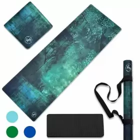 YU-765 JUNE JUNIPER Travel Yoga Mat Patronus Forest #2 YU-765 JUNE JUNIPER Travel Yoga Mat Patronus Forest #2