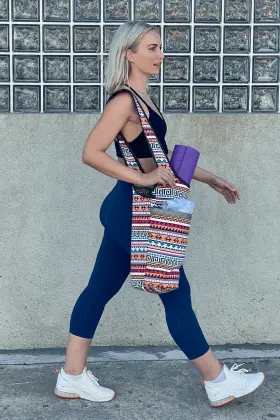 702038294450 JUPITERGEAR Yoga Mat Tote Bag Pockets #3