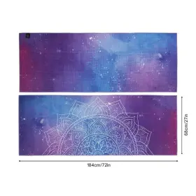860010654118 JUST FLOW WITH Yoga Towel Mat Slip #2