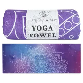 860010654118 JUST FLOW WITH Yoga Towel Mat Slip