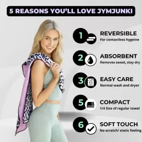 JJ-01 JYMJUNKI Gym Towel Workout Light Pink #2