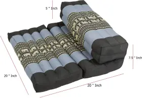 648499540838 KAPOK DREAMS Gabur Meditation Cushion Zafu Th #3