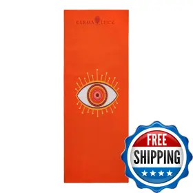 B0FNNBYRMN KARMA AND LUCK Guardian Energy Yoga Towel Evil