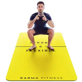 060867880004 KARMA FITNESS Exercise Mat Workout Sl