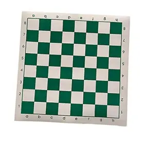 Kasclino 16396390136770 Tournament Chess Mat Pu Leather Roll Up Board Lightweight &