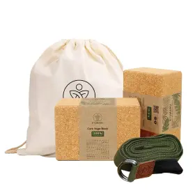 KMR-03 KEEMARU Cork Yoga Blocks Set