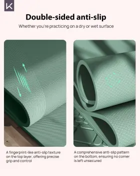 810092661443 KEEP Slip Yoga Mat Exercise Fitness #2