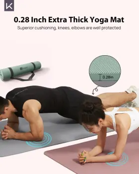 810092661443 KEEP Slip Yoga Mat Exercise Fitness #3