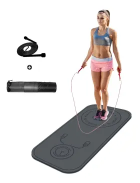 774980424964 KEOLORN Jump Rope Mat Noise Exercise Fitn