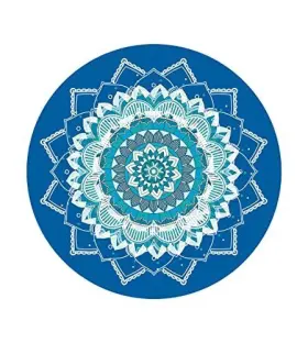 777647270980 KEOLORN Round Meditation Pilates Yoga Mat Suede
