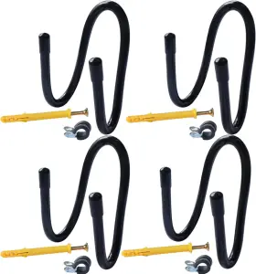 726084654938 KESYWALE Pack Yoga Mat Foam Rollers Wall Rack #3