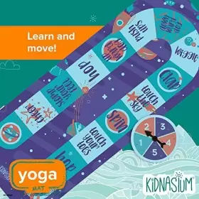 018713643063 KIDNASIUM Yoga Mat Oriented Fun Prints Exercise #3