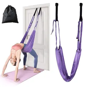 793740939425 KIMDARO Waist Leg Stretch Strap Yoga Fitness