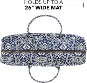 726672413695 KINDFOLK Yoga Mat Duffle Bag Patterned Canvas #2