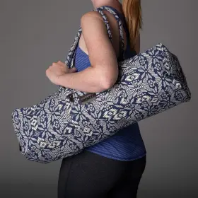 726672413695 KINDFOLK Yoga Mat Duffle Bag Patterned Canvas #3