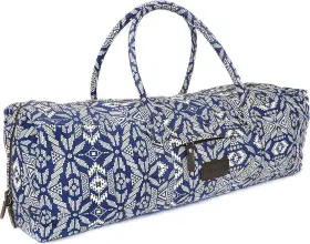 726672413695 KINDFOLK Yoga Mat Duffle Bag Patterned Canvas