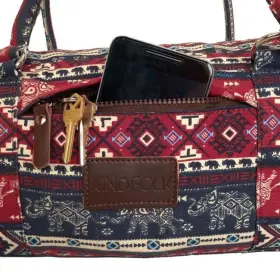 PCYMDBK1 KINDFOLK Patterned Yoga Duffel Bag Pocket Zipper #2
