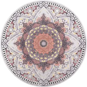 777647270621 KNSBK Round Yoga Mat Exercise Blossom