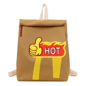 SFSAFASF-5444 KQERTUC Funny Backpack Women Men Imitate Paper