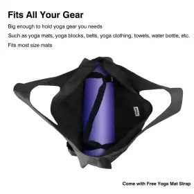 789659529574 KUAK Yoga Mat Bag Carriers Strap Zippe #3